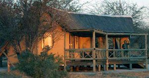 Central Kalahari Game Reserve chalet