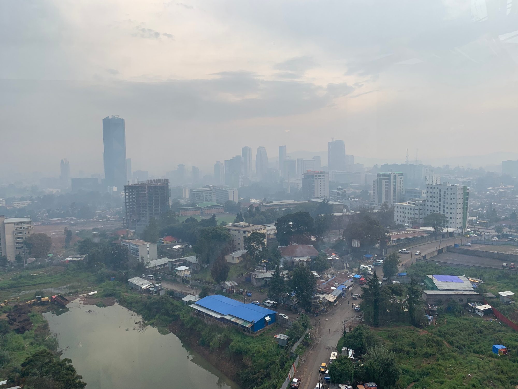 Stadtbild von Addis Abeba