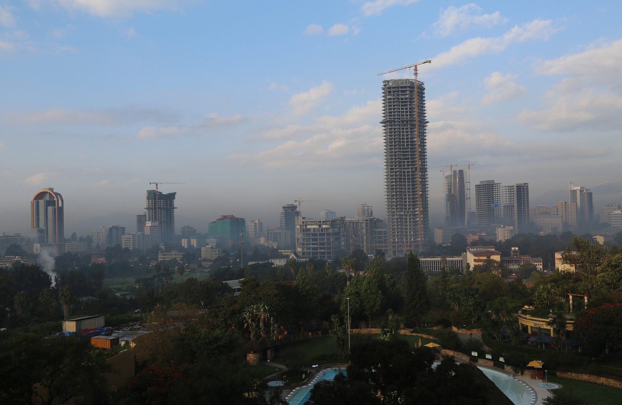 Straßenszene in Addis Abeba