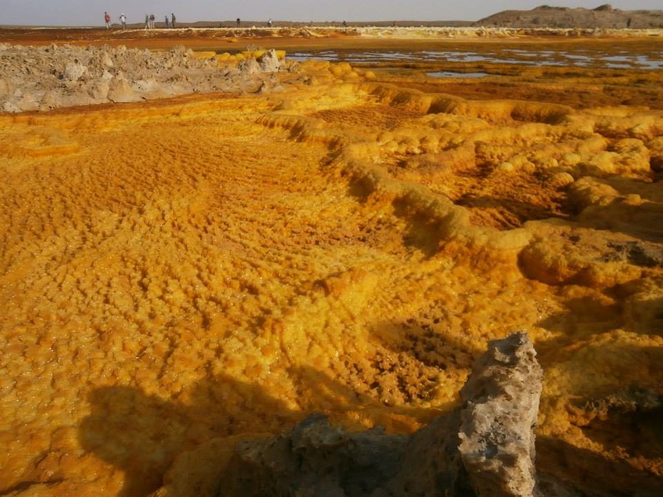 Campo hidrotermal de Dallol, depresión de Danakil