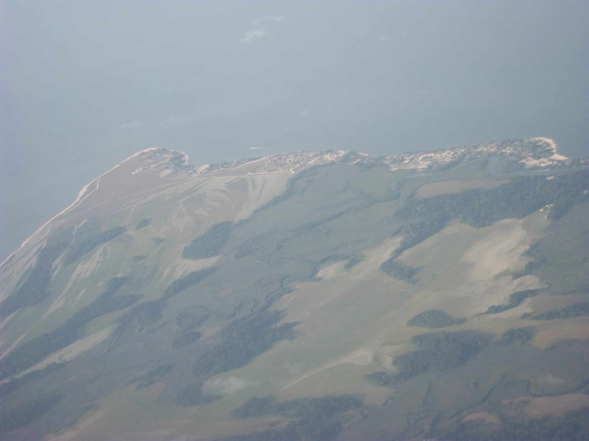 Pointe Denis desde el aire