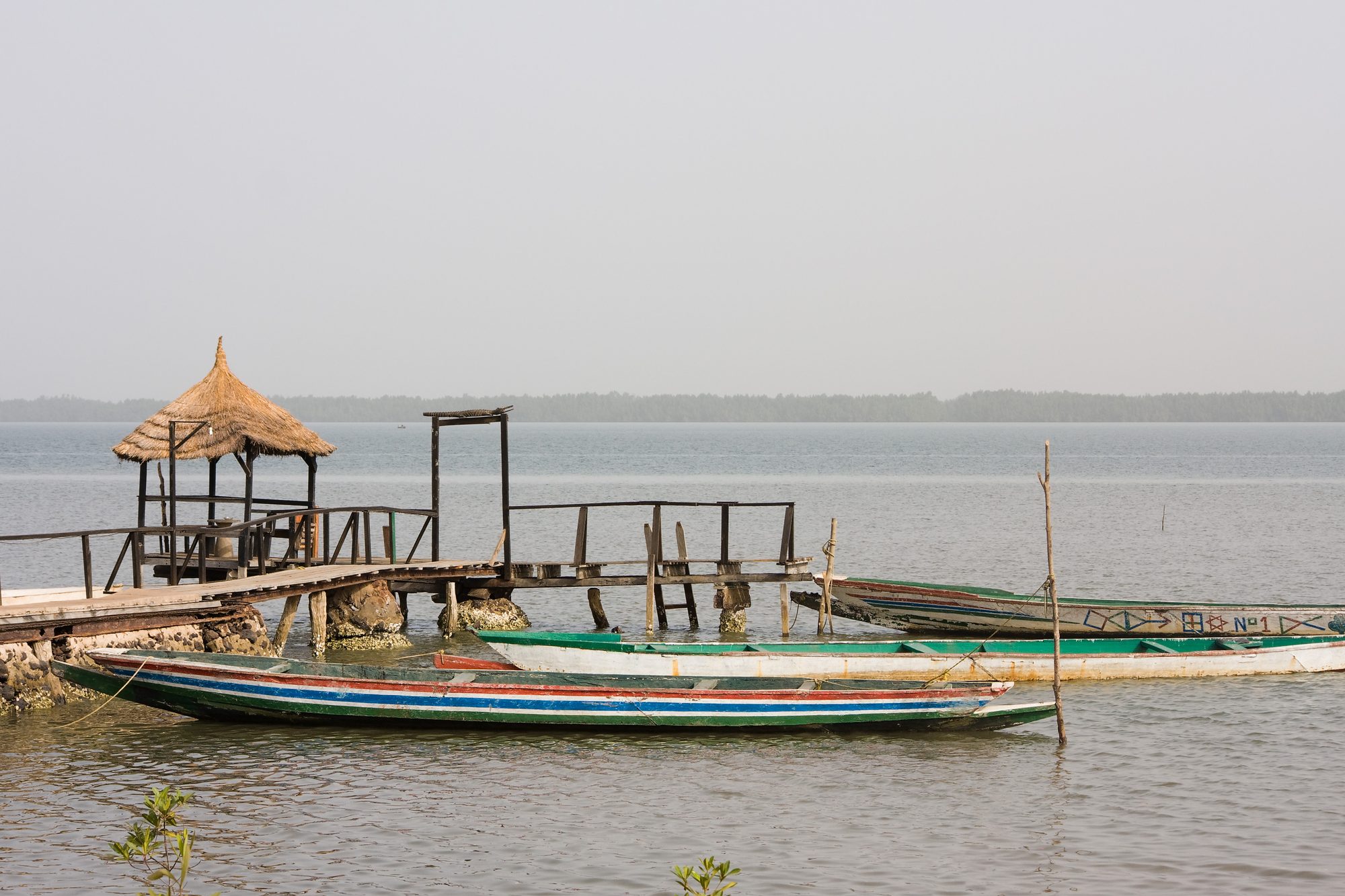 River Gambia at Tendaba