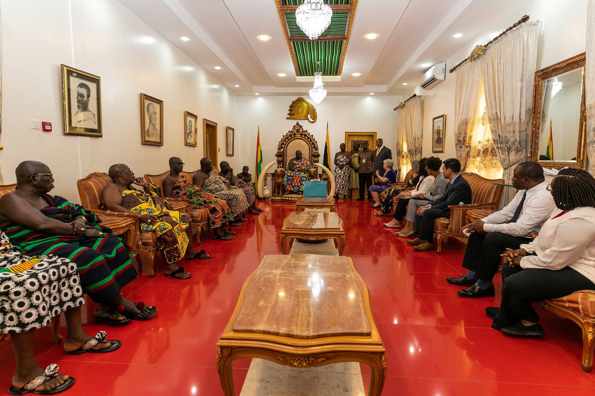 Palais Manhyia de Kumasi, Ghana