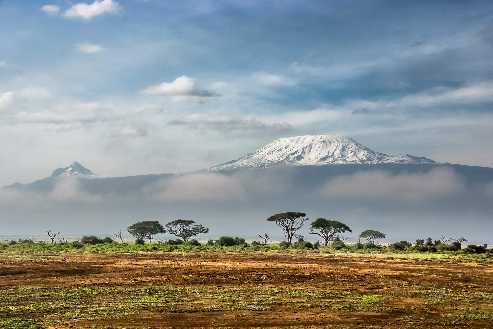 Kilimanjaro seen from Amboseli