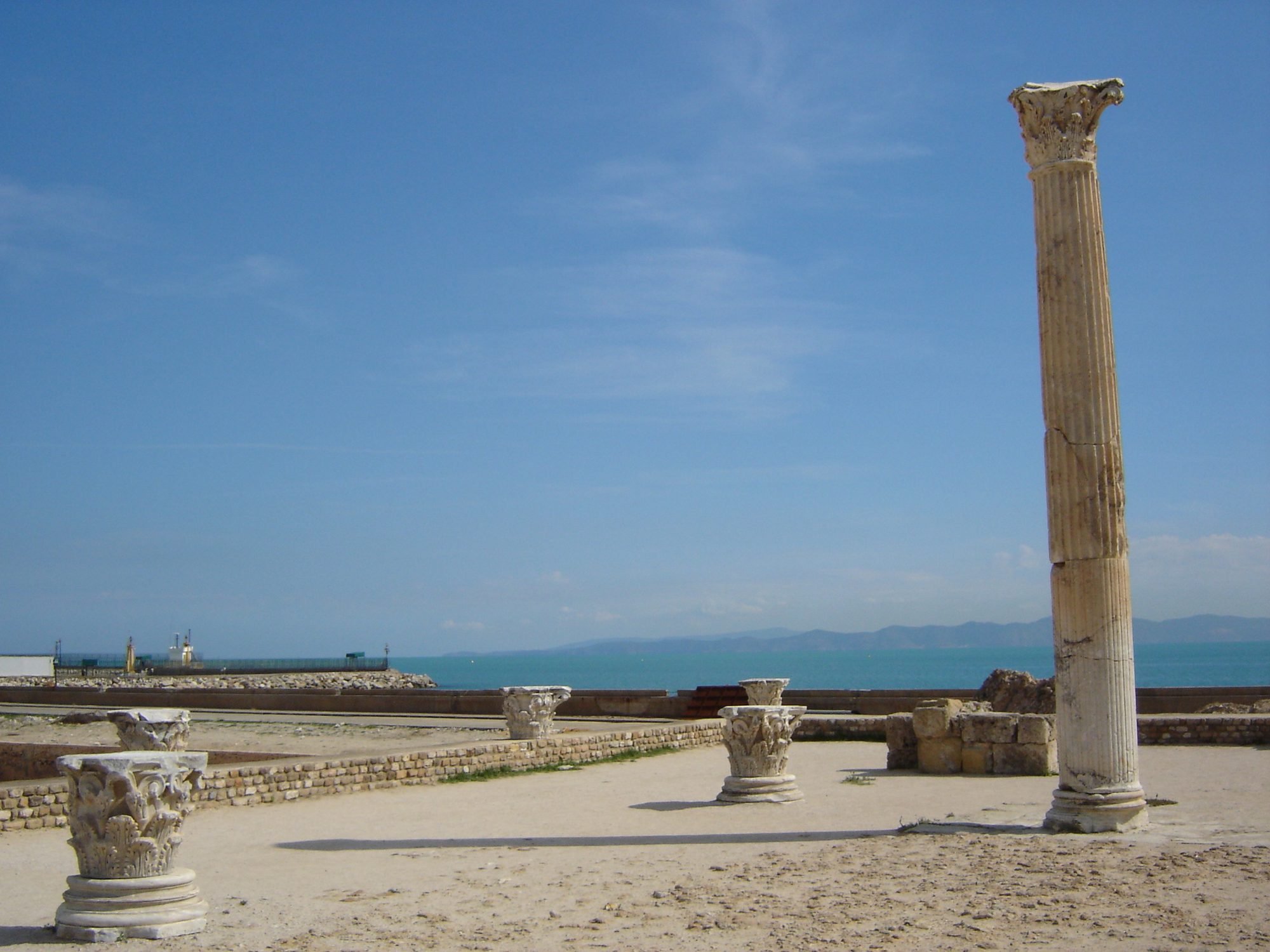 Column at the Antonine Baths, Carthage