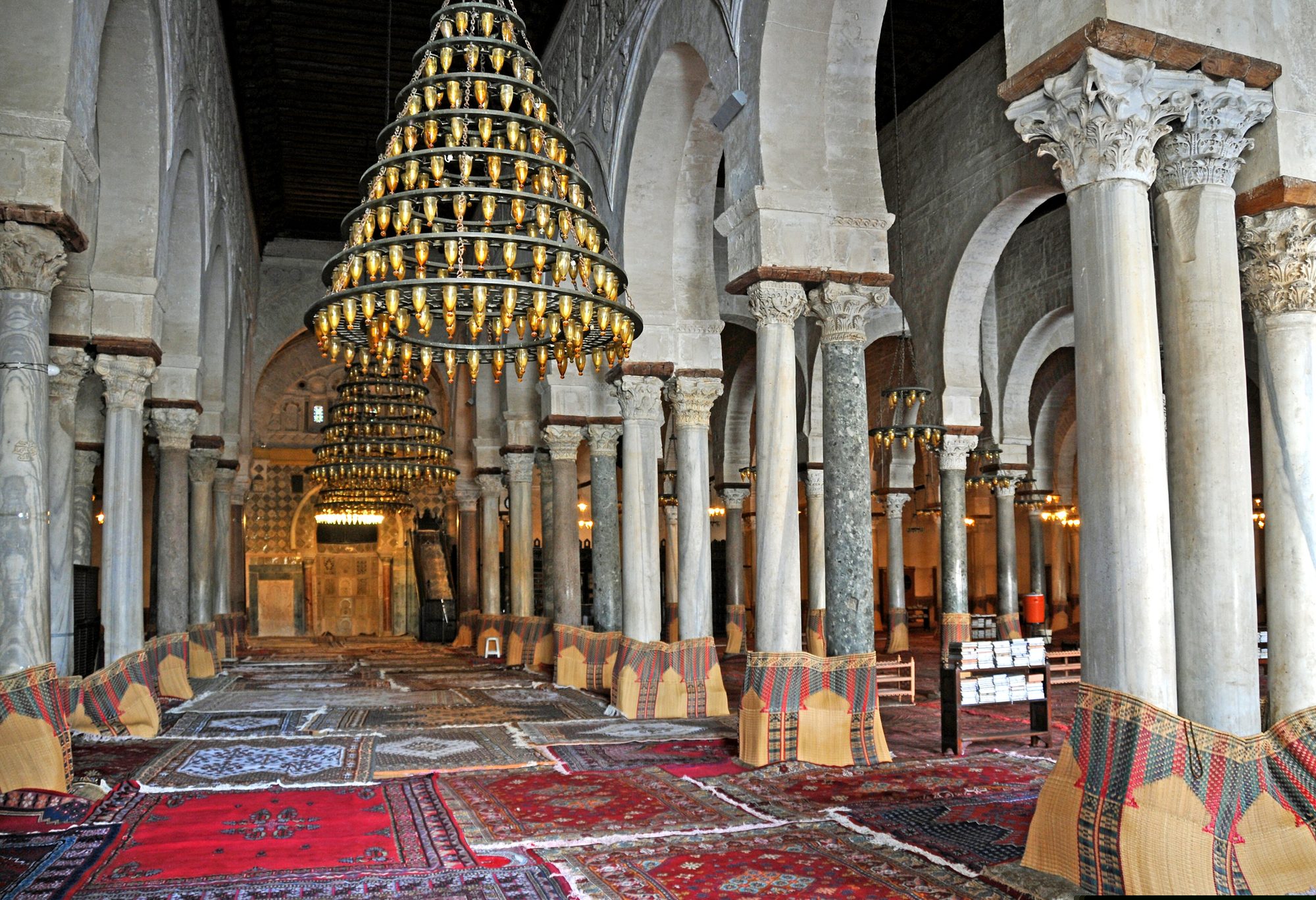 Prayer hall of the Great Mosque of Kairouan